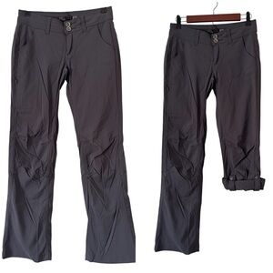 prAna Dark Grey Convertible Outdoor Utility Hiking Lightweight Pants